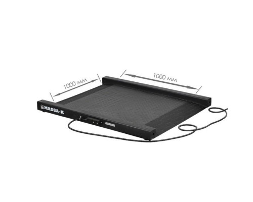 Весы платформенные с печатью этикеток Масса-К 4D-LM-10/10-1000-RP