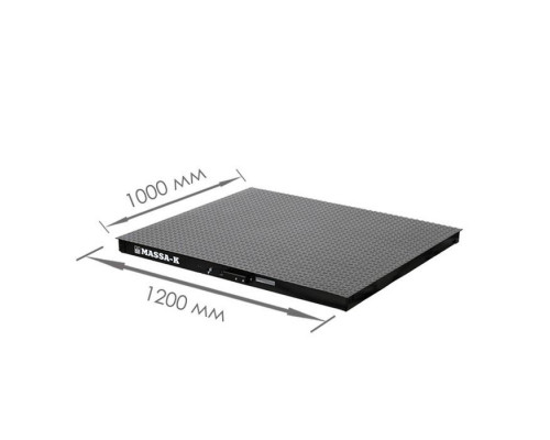 Весы платформенные с печатью этикеток Масса-К 4D-PM-12/10-500-RP