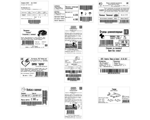 Весы с печатью этикеток Масса-К MK-32.2-RP10