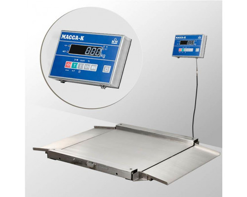 Весы платформенные с пандусом Масса-К 4D-LA.S-15/12-2000-AB
