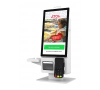 Касса самообслуживания АТОЛ КСО 3210 (8/128Gb, без WiFi, с ОС, Frontol, Mindeo, Кр.пин-пад, Кр.ФР)