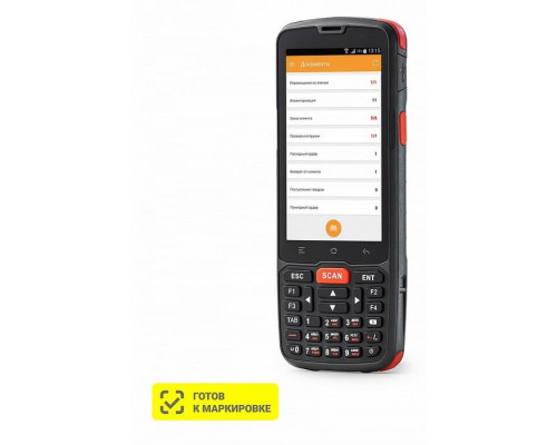 Терминал сбора данных АТОЛ Smart.Slim Базовый (2D, 1/8Gb, WiFi/BT, БП, Andr.7)